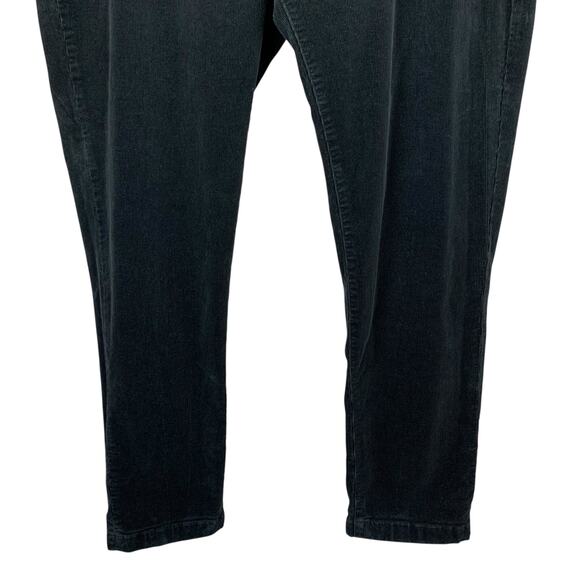 Barbour Neuston Corduroy Pants Stretch Black Trousers Regular Fit Men's 38 x 32 - Picture 3 of 9